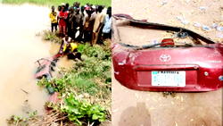 How 3 accident victims were found dead in Bauchi River three days after crash