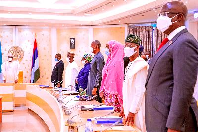Buhari presides over FEC at First Lady Conference Hall