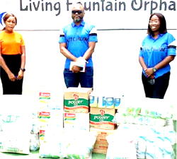 Hutchlam Services donates to the motherless at Easter