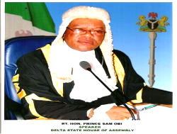 Remains of erstwhile Delta Acting Gov, Obi laid to rest amidst wailing, eulogies