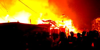 Fire guts OkoBaba Sawmill Market
