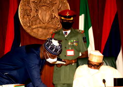 PHOTO: President Buhari presides over FEC meeting