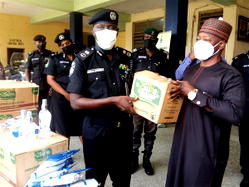 COVID-19: Foundation donates cartoons of hand sanitizers, face-masks to FCT Police Command