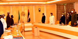 PHOTOS: Pres Buhari presides over virtual FEC meeting