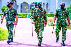 PHOTOS: President Buhari receives security briefing in State House