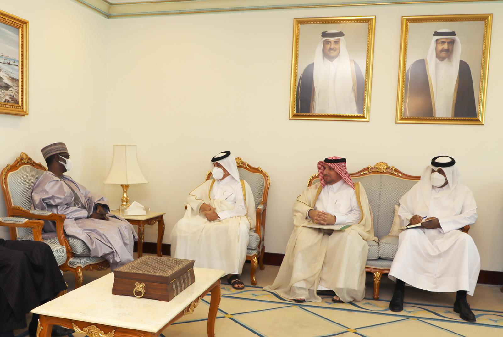 PHOTOS: Nigerian principal envoy to Qatar, Yakubu Abdullahi presents ...