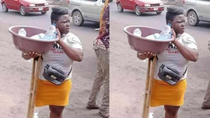 Lagos amputee sachet water hawker begs for forgiveness over untrue claim on father’s death