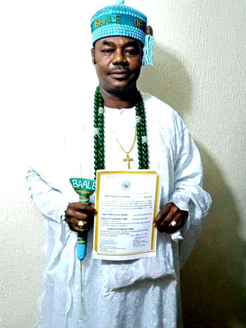 Babalola Shabi remains Baale of Kirirkiri Town — Oba Adegboye