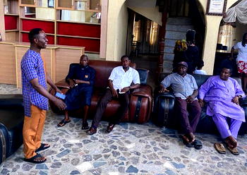 Former Ethiope East PDP Chair received in his Abraka residence