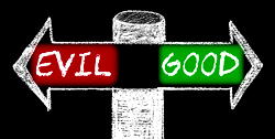 God Is not evil, does not do or give evil, did not create evil
