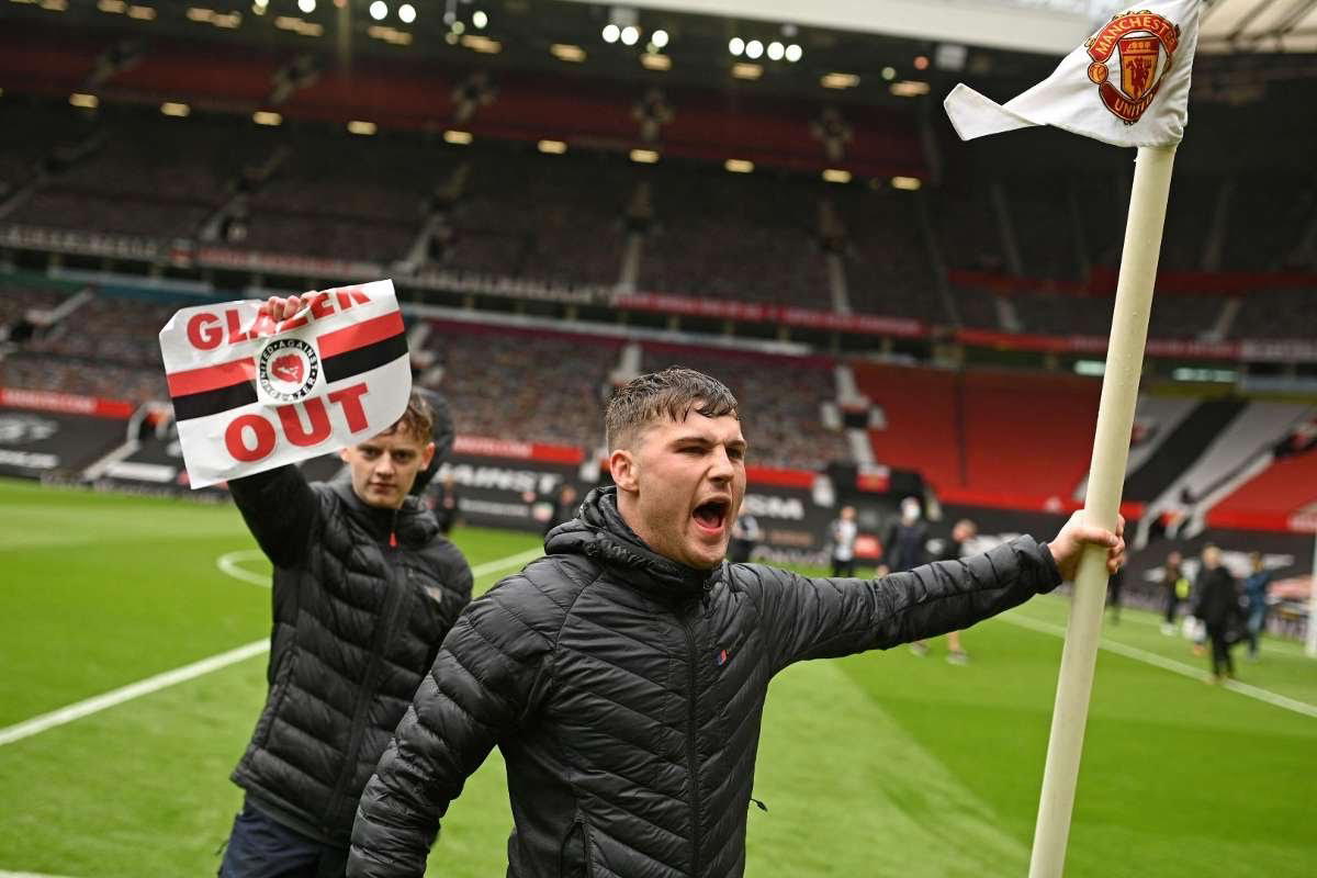Manchester United fans storm Old Trafford amid protests ahead of Liverpool game