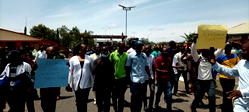 NULGE election: Union members protest state govt’s alleged intervention