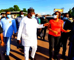 Ugwuanyi leads rescue operation at accident scene 