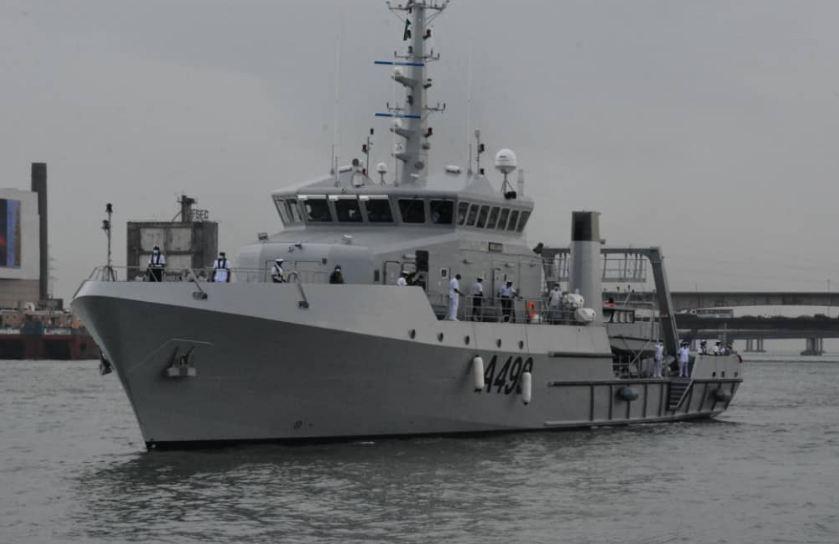 Nigerian Navy Hydrographic Research Ship, NNS LANA arrives Lagos