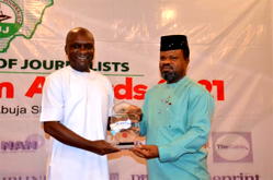 NUJ award: Abia Speaker pledges more commitment to press freedom