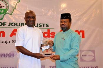 NUJ award: Abia Speaker pledges more commitment to press freedom