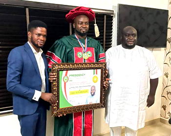 Ekene Okam bags Nelson Mandela Leadership Award of Excellence and Integrity