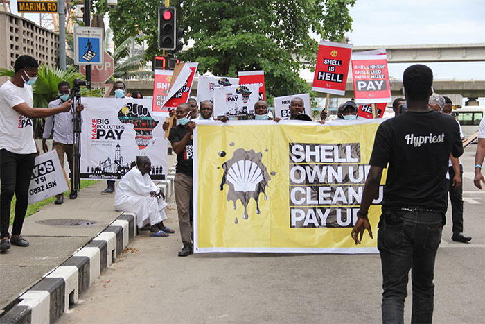 Climate Change: CAPPA leads activists to Shell’s office - Vanguard News