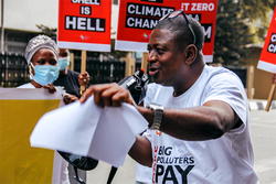 Climate Change: CAPPA leads activists to Shell’s office