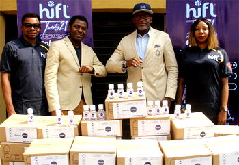 Nivea donates hand sanitizers to HiFL