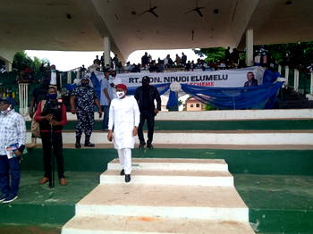 UPDATED: Okowa, Gbajabiamila cheer as Elumelu empowers 350 constituents