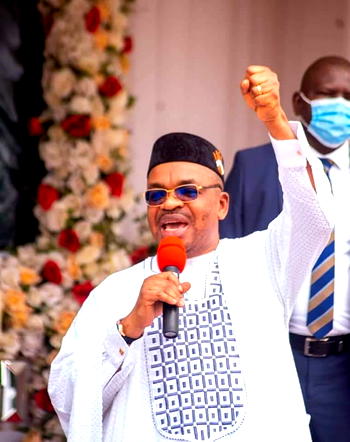 What does Gov. Udom Emmanuel want?