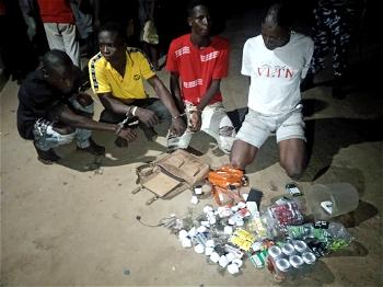 Four arrested as Delta Police raids black spot in Sapele