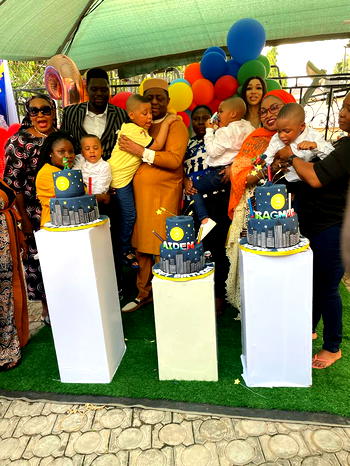 Fani-Kayode celebrates three adorable sons, Ragnar, Aiden, Liam in rare birthday tribute