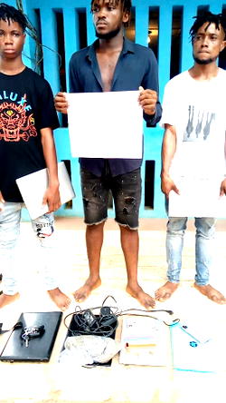 3 alleged internet fraudsters arrested in Imo