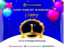 SnappyExchange  Celebrate Her One Year  Anniversary Today