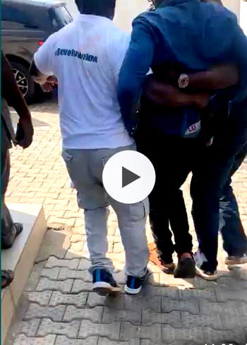 VIDEO: Sowore hit by Police ‘tear gas’ at Unity Fountain