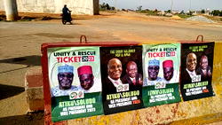 2023: Atiku/Soludo campaign posters flood Abuja