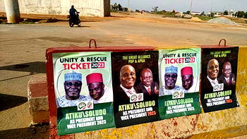 2023: Atiku distances self from campaign posters