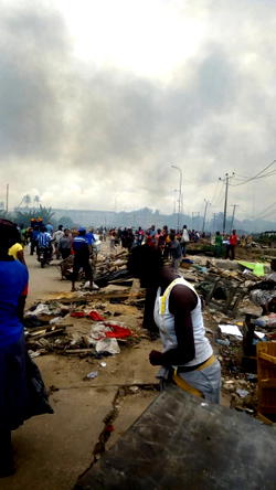 FHA demolishes illegal structures, markets in FESTAC