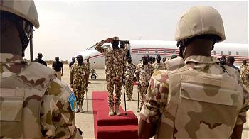 Service Chiefs, IGP storm Borno ahead of President Buhari’s visit
