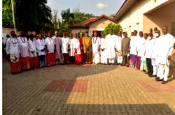 Aboh Kingdom storms Orogun, fetes Omo Agege over establishment of varsity