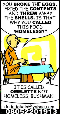 Mr & Mrs: Homeless or omelette?