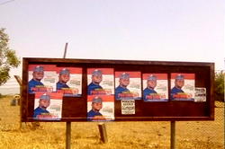 2023: Yahaya Bello’s campaign posters flood Abuja