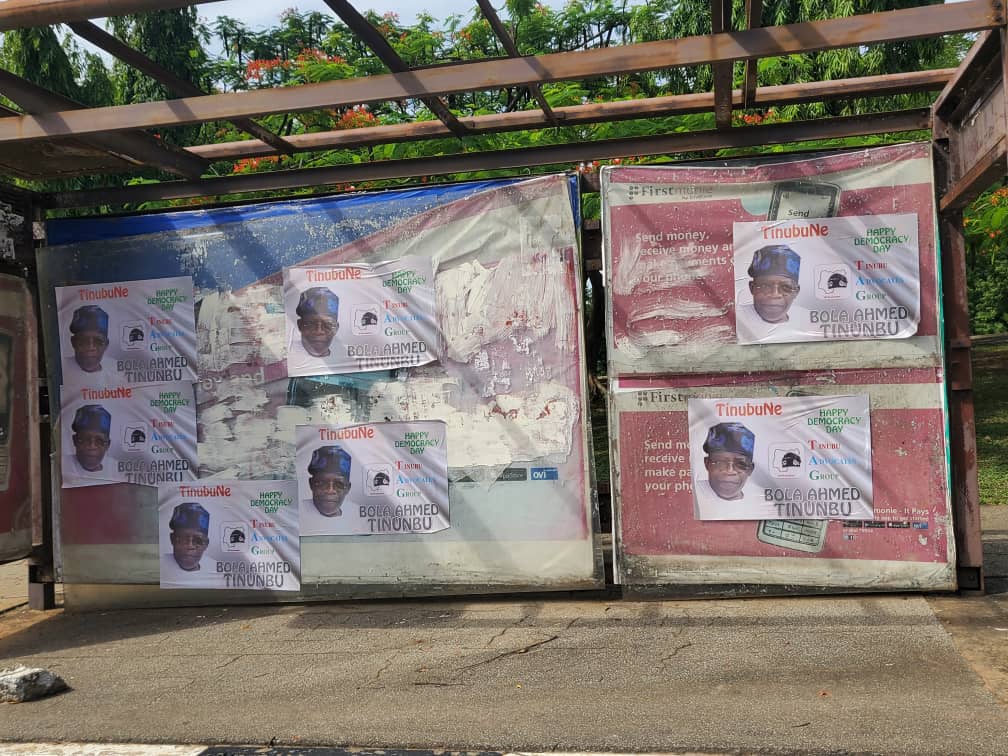 IMG 20210613 WA0027 1 2023: Tinubu’s posters flood Abuja