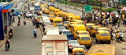 Photos: Bad potion of the road at Ikeja along bus stop Lagos