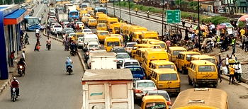 Photos: Bad potion of the road at Ikeja along bus stop Lagos