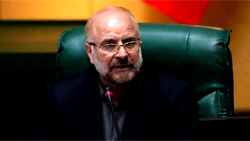 Iran parliament speaker sues cartoonist over portrait