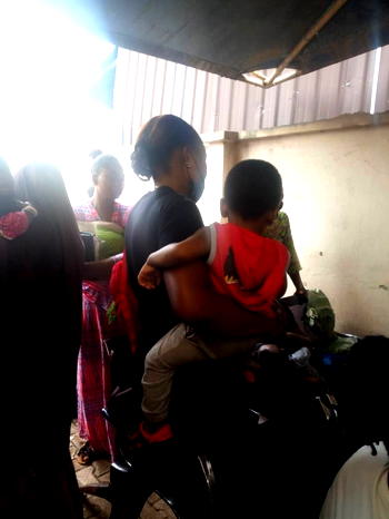 At Ojodu PHC, healthcare services’re rendered with torchlight