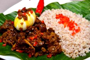 Ofada rice Ofada rice, unripe plantain, Oha soup, other African food that aid weight loss
