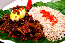Ofada rice, unripe plantain, Oha soup, other African food that aid weight loss