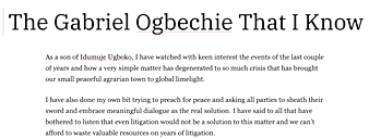 [Sponsored] The Gabriel Ogbechie That I Know