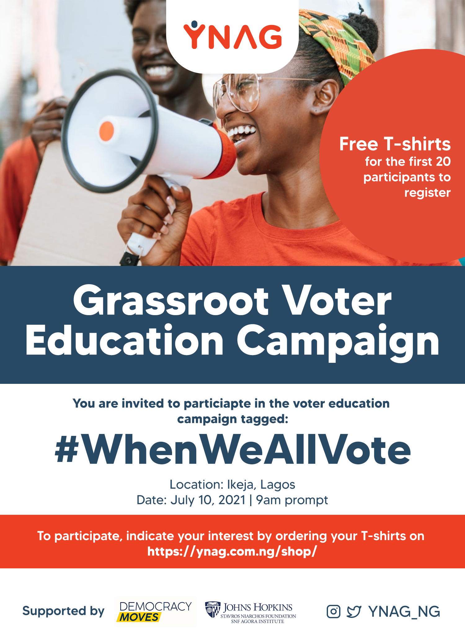 Johns Hopkins, YNAG partner on grassroot voter education campaign