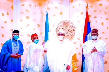 BREAKING: Buhari receives Senator Nwaoboshi as he dumps PDP for APC