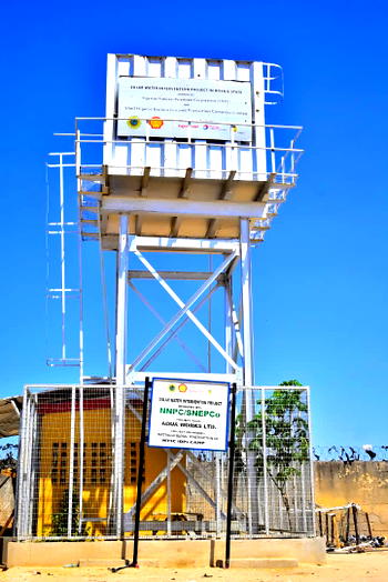 NNPC, SNEPCO hand over 10 Solar Powered Boreholes, 16 VIP latrines to Borno IDPs, host communities