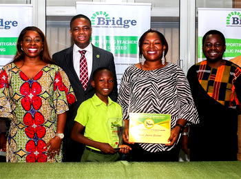 Bridge pupil receives full scholarship for outstanding performance